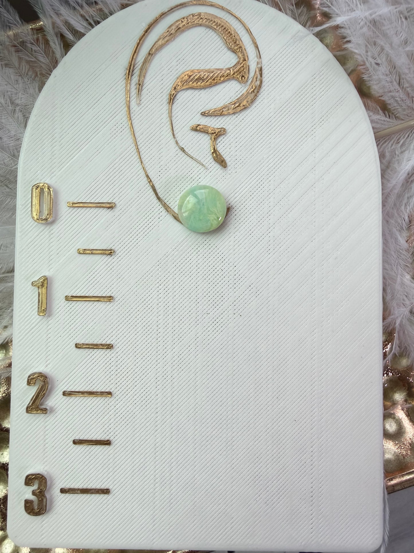 “Taffy” Polymer Clay Round Stud Earrings
